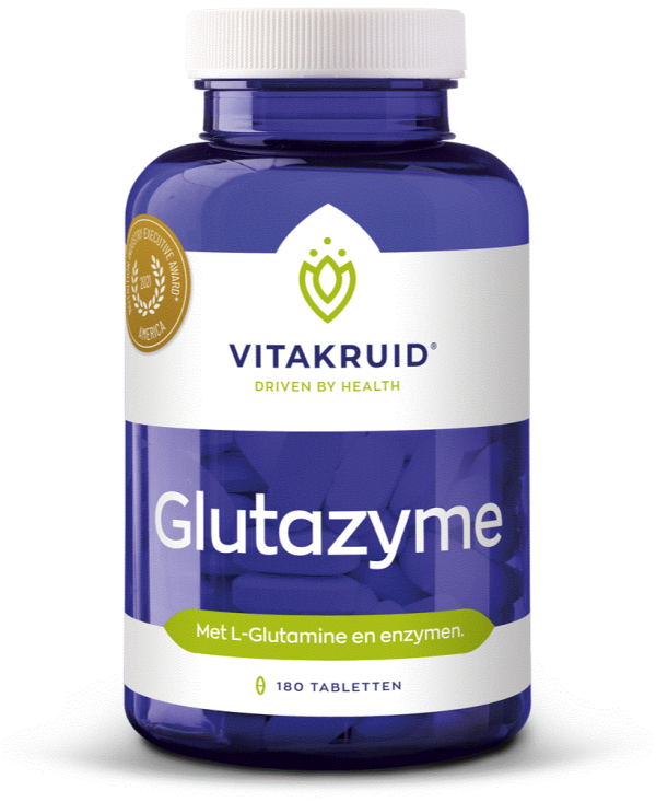 Koop Vitakruid Glutazyme oa Spijsverteringsenzymen en L-Glutamine 180