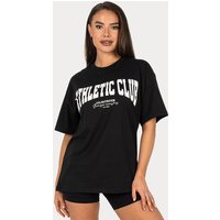 Aanbieding Athletic Oversized Tee - Black