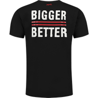 Aanbieding Bigger is Better T-shirt - Black