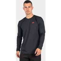 Aanbieding XXL Sportswear Performance Long Sleeve - Black/Red Zwart XL