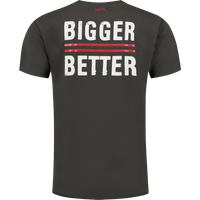 Aanbieding Bigger is Better T-shirt - Dark Grey