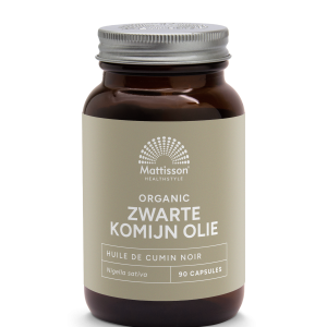 Koop Mattisson HealthStyle Organic Zwarte Komijn 500mg Capsules