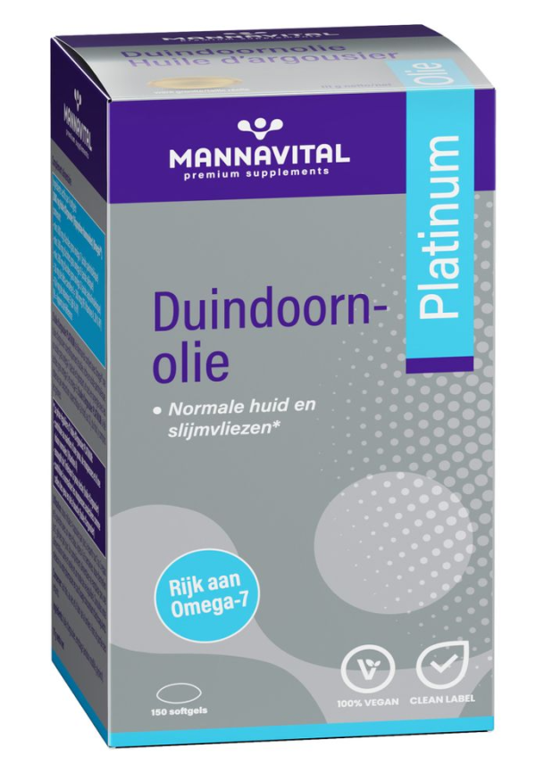 Koop MannaVital Duindoornolie Platinum Softgels