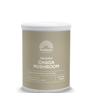 Koop Mattisson Biologisch Chaga Mushroom Poeder