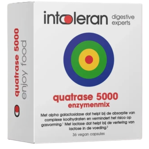 Koop Intoleran Quatrase 5000 Enzymenmix Capsules