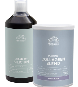 Koop Mattisson HealthStyle Marine Collageen Blend en Organisch Silicium Combi Set