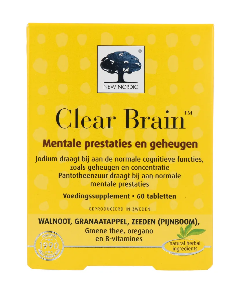 Koop New Nordic Clear Brain Tabletten