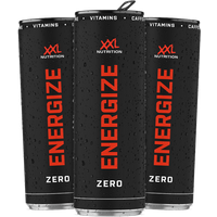 Aanbieding XXL Nutrition Energize Energy Drink Zwart - Zero 6 Pack