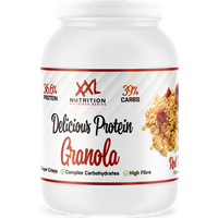 Aanbieding XXL Nutrition Delicious Protein Granola Rood Fruit 450 gram