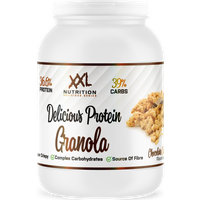 Aanbieding XXL Nutrition Delicious Protein Granola Chocolade / Karamel 450 gram
