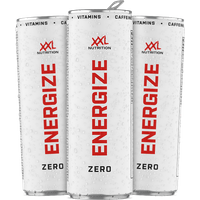 Aanbieding XXL Nutrition Energize Energy Drink Wit - Zero 6 Pack